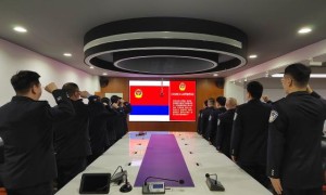 宾县公安局组织开展“重温训词精神 铸牢忠诚警魂”主题党日活动